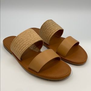 UNIVERSAL THREAD PAULETTE TWO BAND SLIDE SANDALS